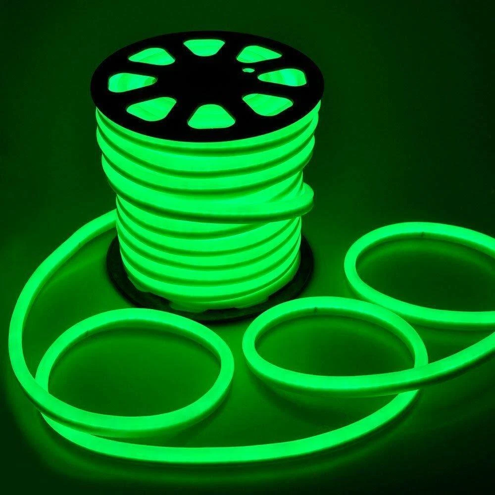 (ს25) ლედ-ლენტა მწვანე(100მეტრიანი) BSMG-56 220V 2835 120LED 10CM SILICONE 100M/ROLL